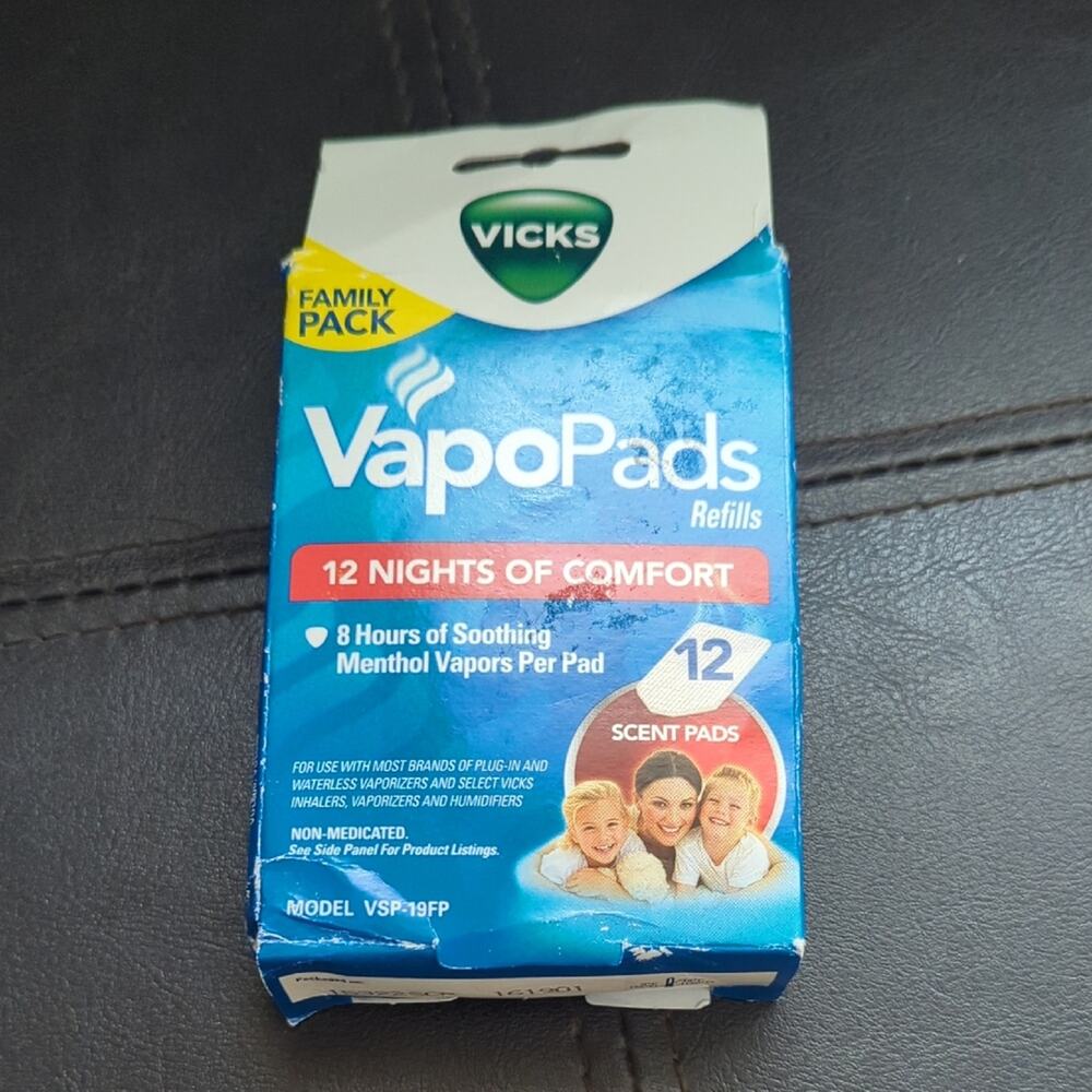 Vicks VapoPads Soothing Menthol Vapor Family Pack Refill Pads